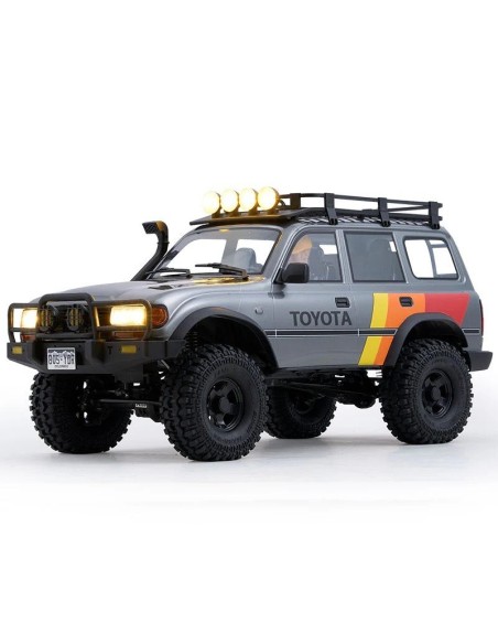COCHE CRAWLER 1/10 TOYOTA LAND CRUISER 80 RS GRIS FMS