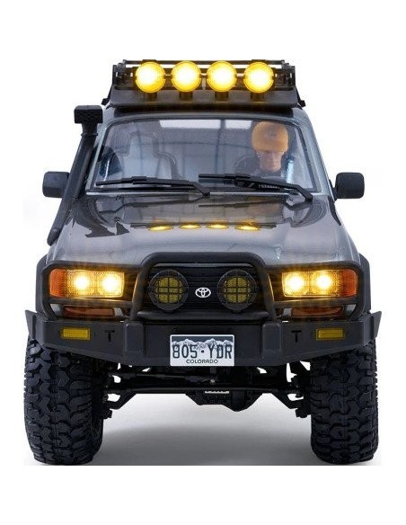 COCHE CRAWLER 1/10 TOYOTA LAND CRUISER 80 RS GRIS FMS