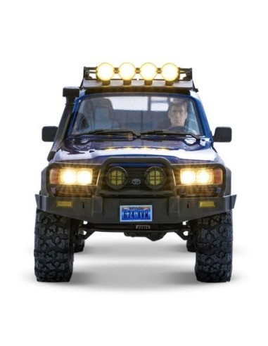COCHE CRAWLER 1/10 TOYOTA LAND CRUISER 80 PRO V2 AZUL FMS