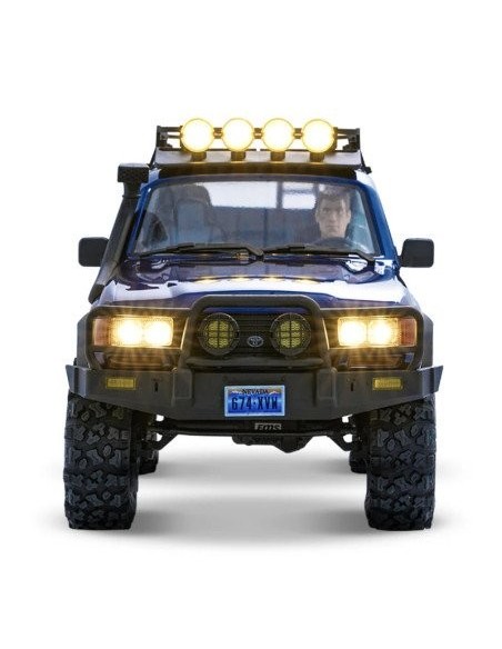 COCHE CRAWLER 1/10 TOYOTA LAND CRUISER 80 PRO V2 AZUL FMS
