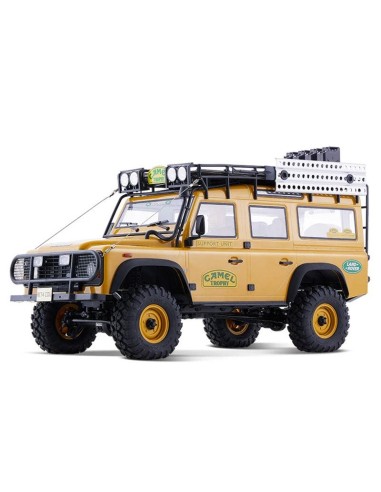 COCHE LAND ROVER 1/10 DEFENDER RS AMARILLO FMS