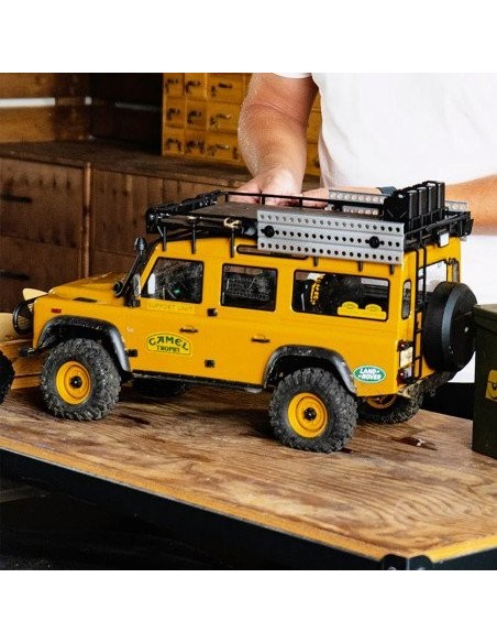 COCHE LAND ROVER 1/10 DEFENDER RS AMARILLO FMS