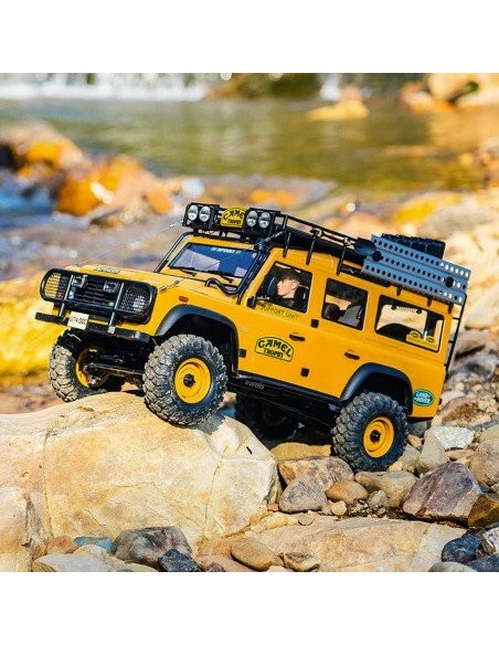 COCHE LAND ROVER 1/10 DEFENDER RS AMARILLO FMS