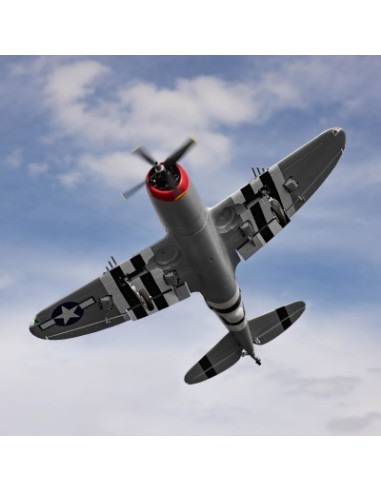 E-flite Micro P-47 Thunderbolt 625mm BNF Basic with AS3X+ and SAFE Select