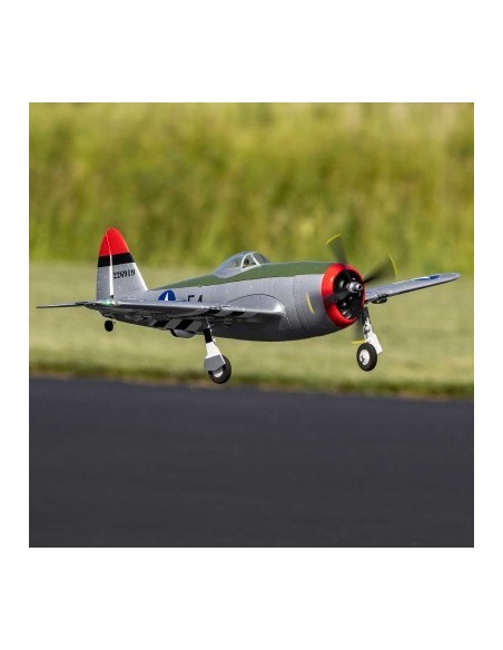 E-flite Micro P-47 Thunderbolt 625mm BNF Basic with AS3X+ and SAFE Select