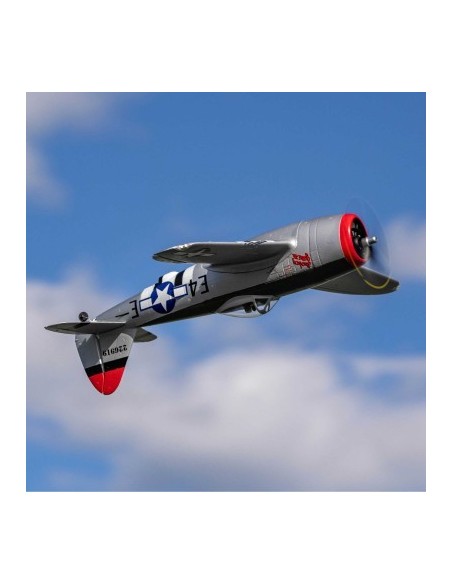E-flite Micro P-47 Thunderbolt 625mm BNF Basic with AS3X+ and SAFE Select