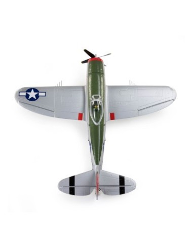 E-flite Micro P-47 Thunderbolt 625mm BNF Basic with AS3X+ and SAFE Select