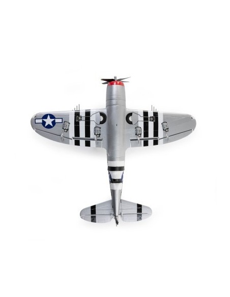 E-flite Micro P-47 Thunderbolt 625mm BNF Basic with AS3X+ and SAFE Select