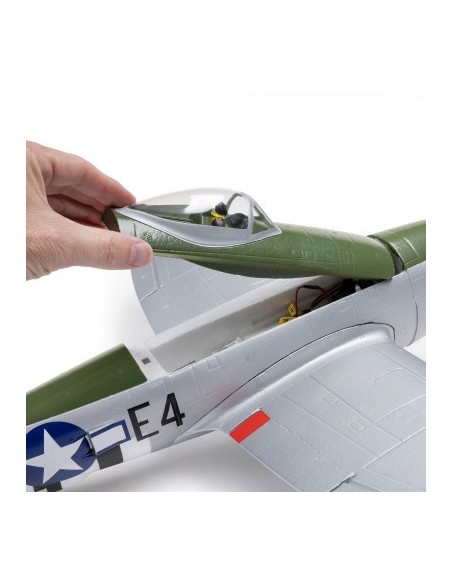 E-flite Micro P-47 Thunderbolt 625mm BNF Basic with AS3X+ and SAFE Select