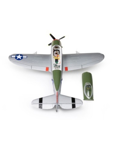 E-flite Micro P-47 Thunderbolt 625mm BNF Basic with AS3X+ and SAFE Select