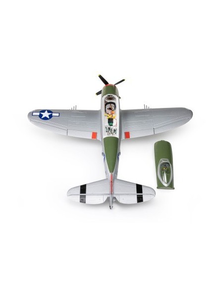 E-flite Micro P-47 Thunderbolt 625mm BNF Basic with AS3X+ and SAFE Select