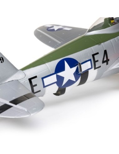 E-flite Micro P-47 Thunderbolt 625mm BNF Basic with AS3X+ and SAFE Select