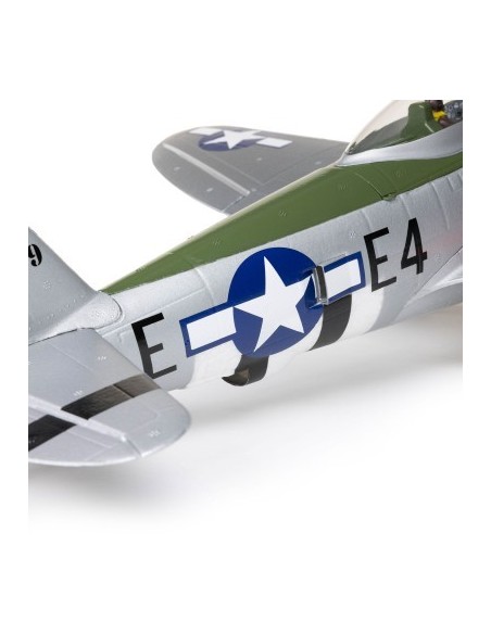 E-flite Micro P-47 Thunderbolt 625mm BNF Basic with AS3X+ and SAFE Select