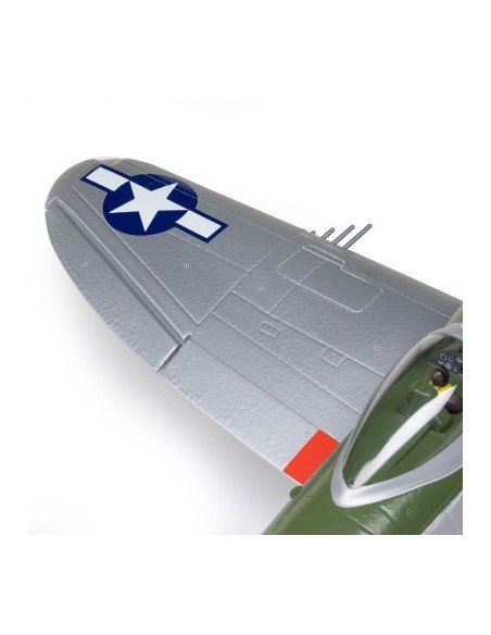 E-flite Micro P-47 Thunderbolt 625mm BNF Basic with AS3X+ and SAFE Select
