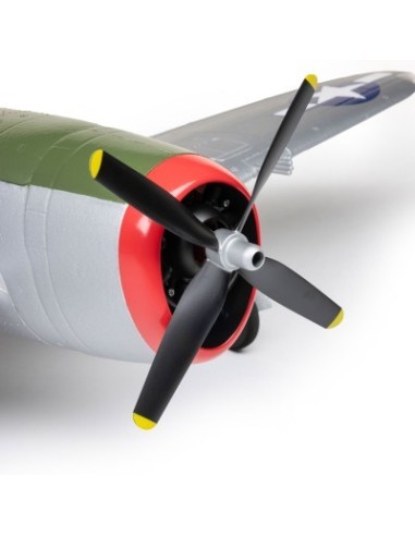 E-flite Micro P-47 Thunderbolt 625mm BNF Basic with AS3X+ and SAFE Select