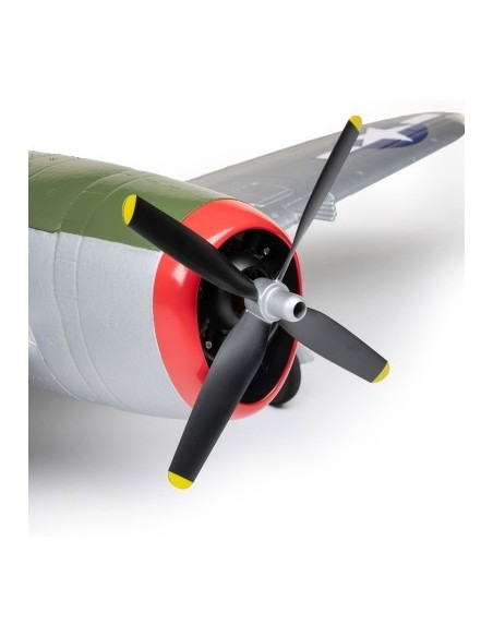 E-flite Micro P-47 Thunderbolt 625mm BNF Basic with AS3X+ and SAFE Select