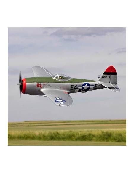 E-flite Micro P-47 Thunderbolt 625mm BNF Basic with AS3X+ and SAFE Select