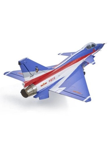 AVION EDF J-10 GRI W/REFELX V3 AZUL PNP FMS