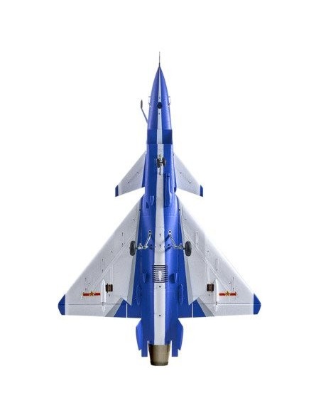 AVION EDF J-10 GRI W/REFELX V3 AZUL PNP FMS