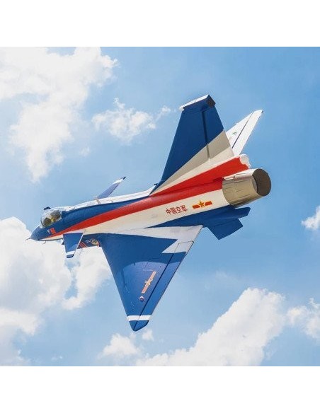 AVION EDF J-10 GRI W/REFELX V3 AZUL PNP FMS