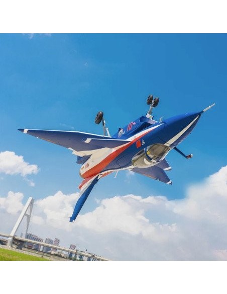 AVION EDF J-10 GRI W/REFELX V3 AZUL PNP FMS