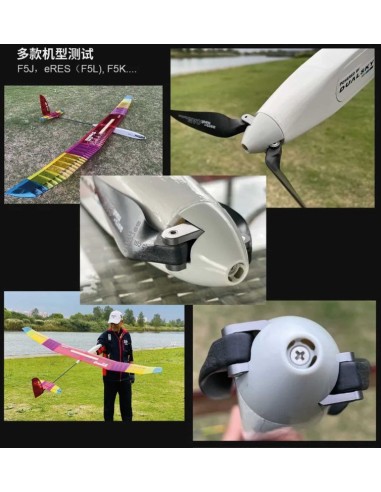 Cono DUALSKY tipo Z de ø 38 mm, eje del motor de 3,175 mm para hélices plegables FPS_38Z.32