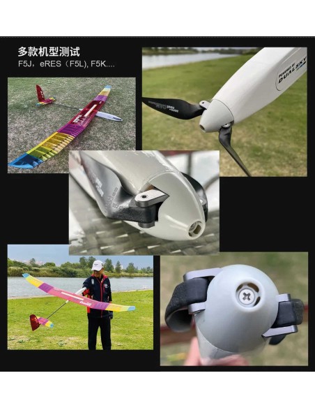 Cono DUALSKY tipo Z de ø 38 mm, eje del motor de 6,0 mm para hélices plegables FPS_38Z.6