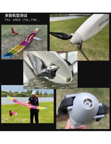 CONO DUALSKY tipo Z de ø 30 mm, eje del motor de 4,0 mm para hélices plegables FPS_30Z.4