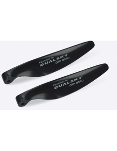 Hélice plegable Dualsky DFP 8560 de 8,5 x 6,0 pies, tipo "Dragonfly", 1 par