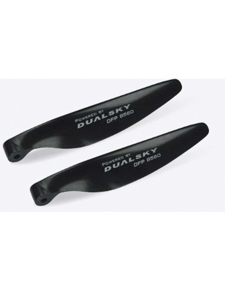 Hélice plegable Dualsky DFP 8560 de 8,5 x 6,0 pies, tipo "Dragonfly", 1 par