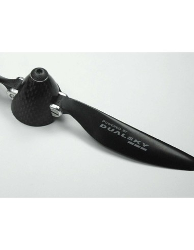Hélice plegable Dualsky DFP 8560 de 8,5 x 6,0 pies, tipo "Dragonfly", 1 par