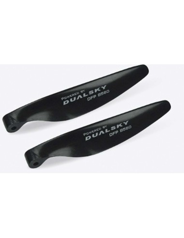 Hélice plegable Dualsky DFP 1070 de 10,0 x 7,0 pies, tipo “Dragonfly”, 1 par