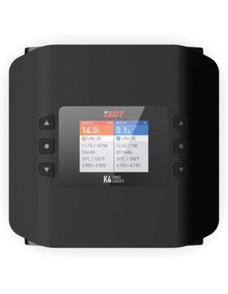 Cargador inteligente ISDT K4 AC/DC 1-8S / 2x 20A 2x 600W