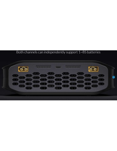 Cargador inteligente ISDT K4 AC/DC 1-8S / 2x 20A 2x 600W
