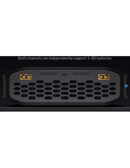 Cargador inteligente ISDT K4 AC/DC 1-8S / 2x 20A 2x 600W