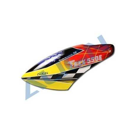 Cabina TREX 550E pintada
