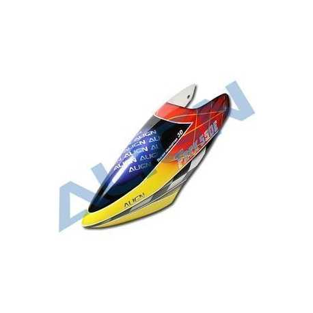 Cabina TREX 550E pintada