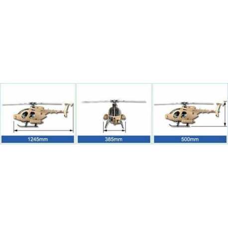 600 Scale Fuselaje 500MD