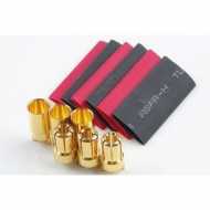 Gold connector Female 6mm 3 Pcs.