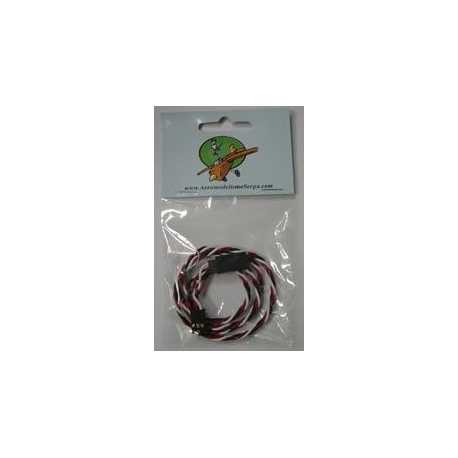 Alargador de Servo 90cm. Trenzado (Oro)